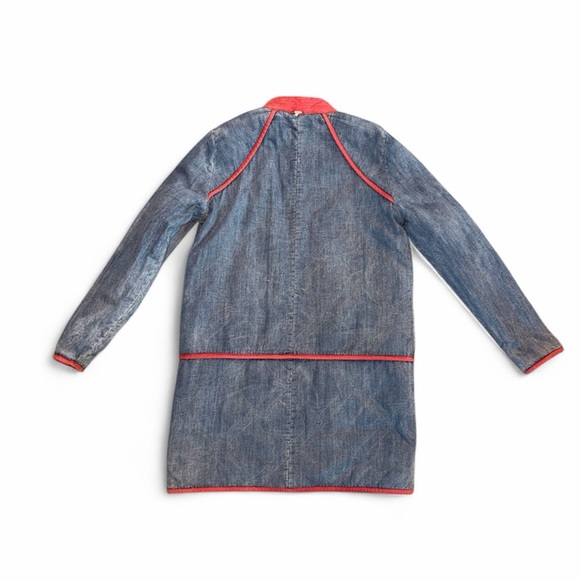 Free People Reversible Quilted Jacket – Boho Floral Print Zip Front - Size S - Picture 7 of 11